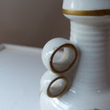 Petit vase en céramique ker vitrex motif floral vintage