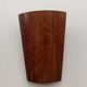 Thermoformed walnut wood wall light design Lucid from the 1980s 90s.