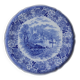 Large antique blue faience dish – "Burgenland" model by Villeroy
