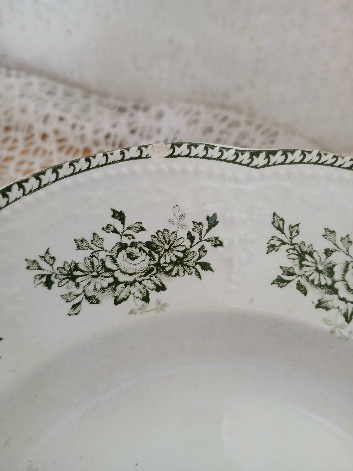 9 Badonviller Terre de Fer soup plates