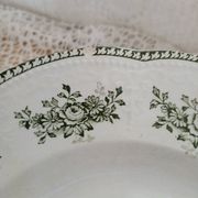 9 assiettes creuses Terre de fer Badonviller