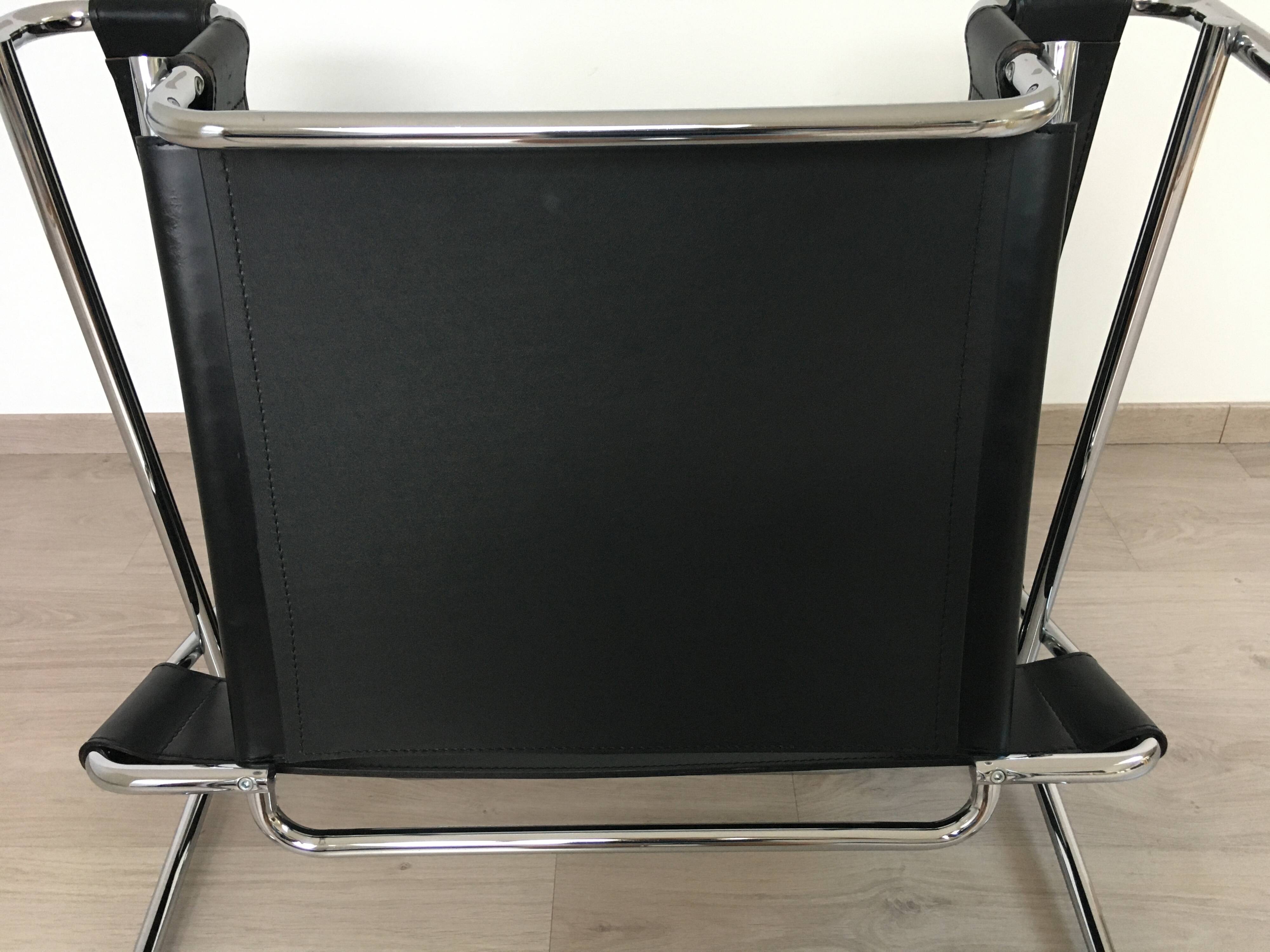 Fauteuil Wassily de Marcel Breuer année 1980