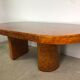 Bureau en loupe d'orme vintage 80'S