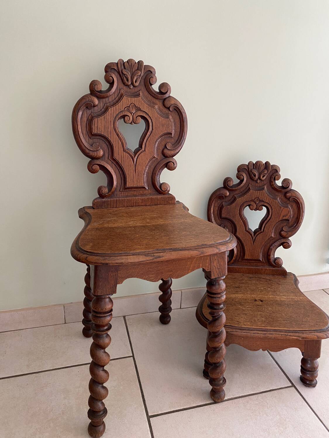 Vintage brutalist chair