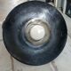 Ancient outdoor swan collar and glass globe sconce