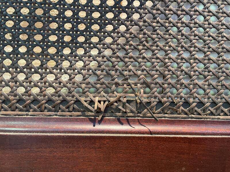 Vestiaire - Porte/Manteau  Napoléon III en acajou.