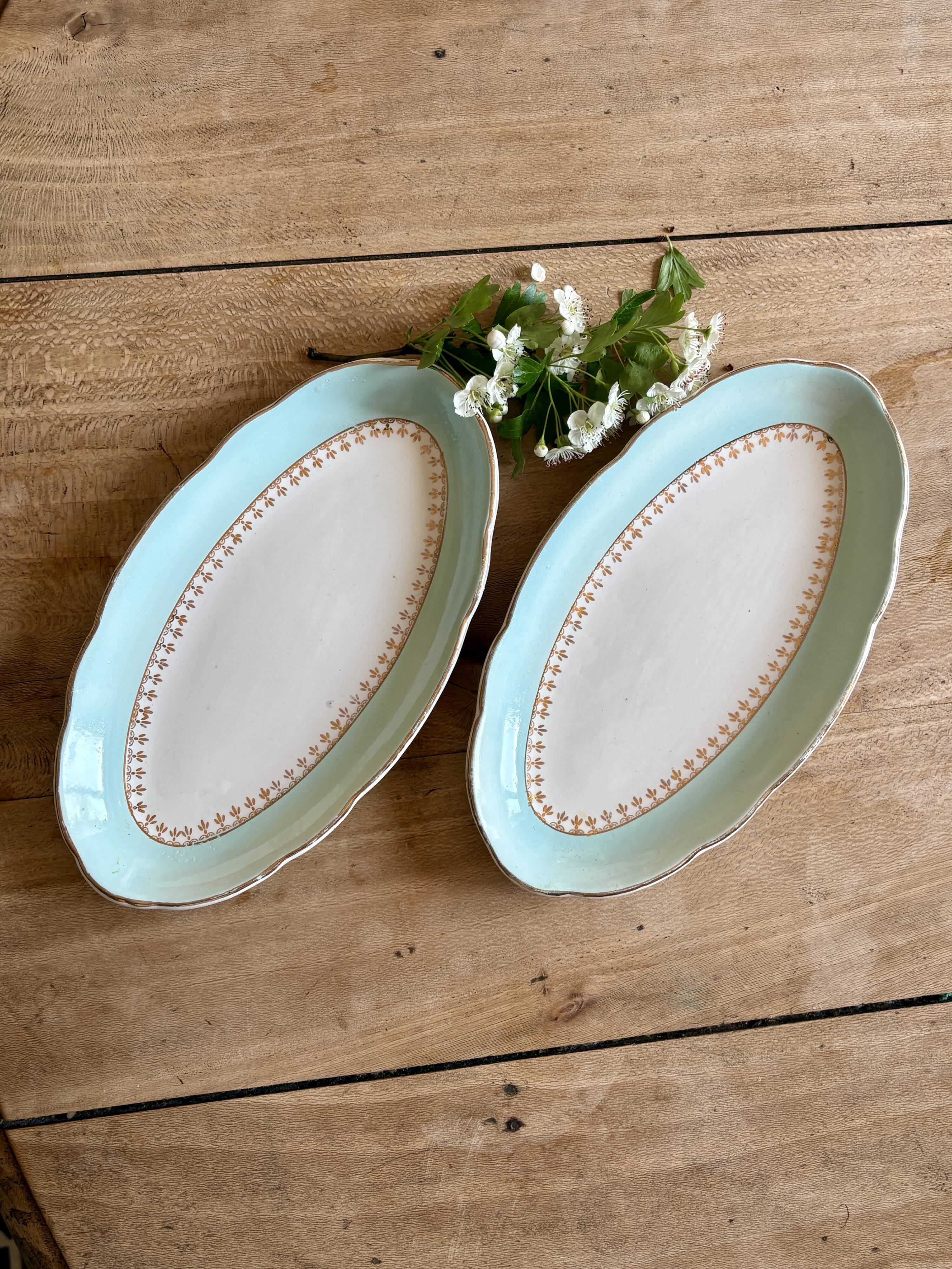 Lot de 2 raviers vintage - modèle Pierre de Sarreguemines