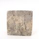 Moroccan candle holder in carved beige stone, 1970s