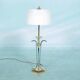 Vintage brass table lamp in Hollywood Regency style from the 50s/60s.
