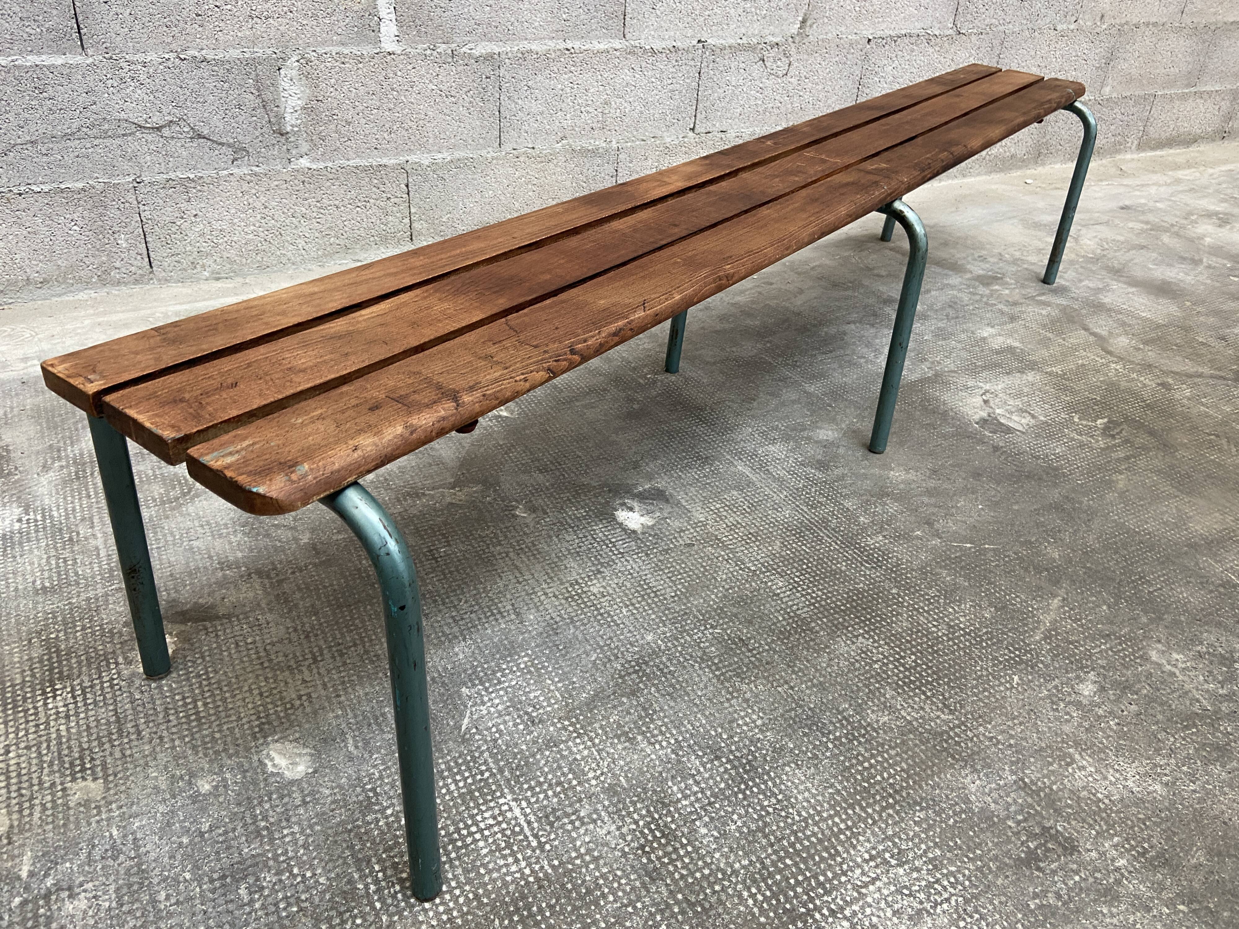 Vintage mullca school bench 60s