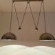 Adjustable Double Posa40 Nickel Plated Pendant Lamp by Florian Schulz