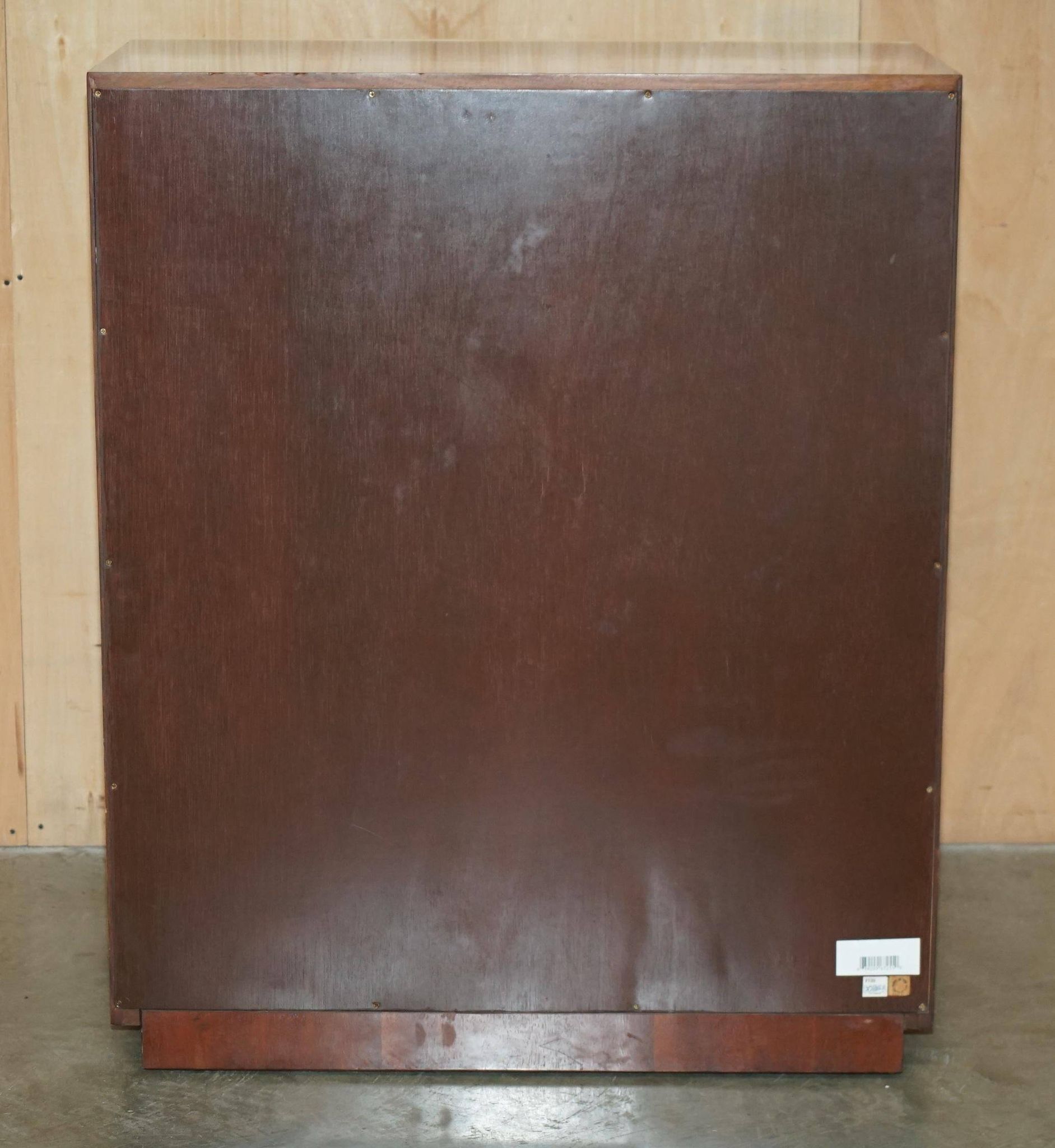Commode Ralph Lauren Modern Hollywood cuir et bois