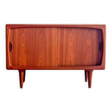 Petit buffet danois Mid-Century en teck par H.P. Hansen, années 1950