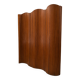 Wavy wooden screen, 1970s design