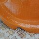 Grand plat barbotine poisson 