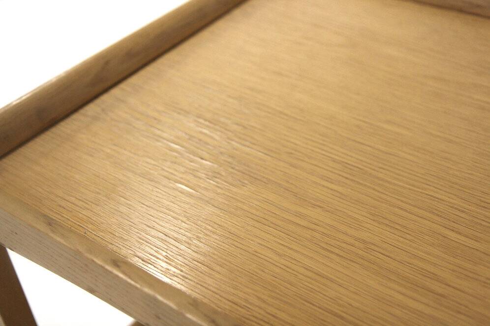 Scandinavian oak serving cart, Sweden, 1960