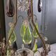 Small crystal boudoir chandelier - 1 light Bobeche signed Baccarat Epoque