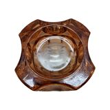 Vase vintage en verre pressé Rosaline