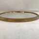 Former golden metal service tray