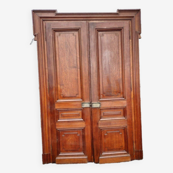 oak communication doors