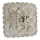 Midcentury glass flush mount, ceiling or wall lamp, Germany, 1970s