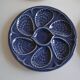 6 white porcelain oyster plates