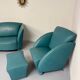 Living room sofa and armchair Atlantis design from the 90s by Wittmann vintage