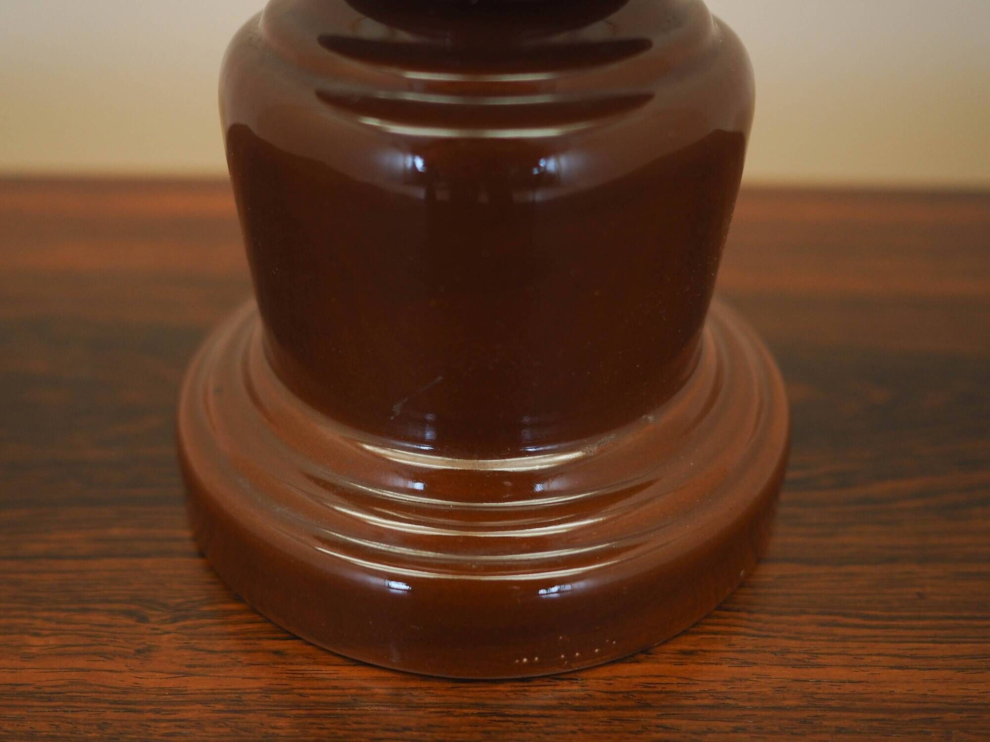 Ceramic lamp, polish design, 1977, manufactured by dzpe polam mysłakowice