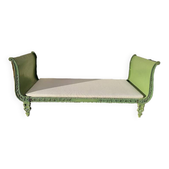 19th century cast iron bench sofa bed