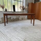 Walnut farm table 185 cm
