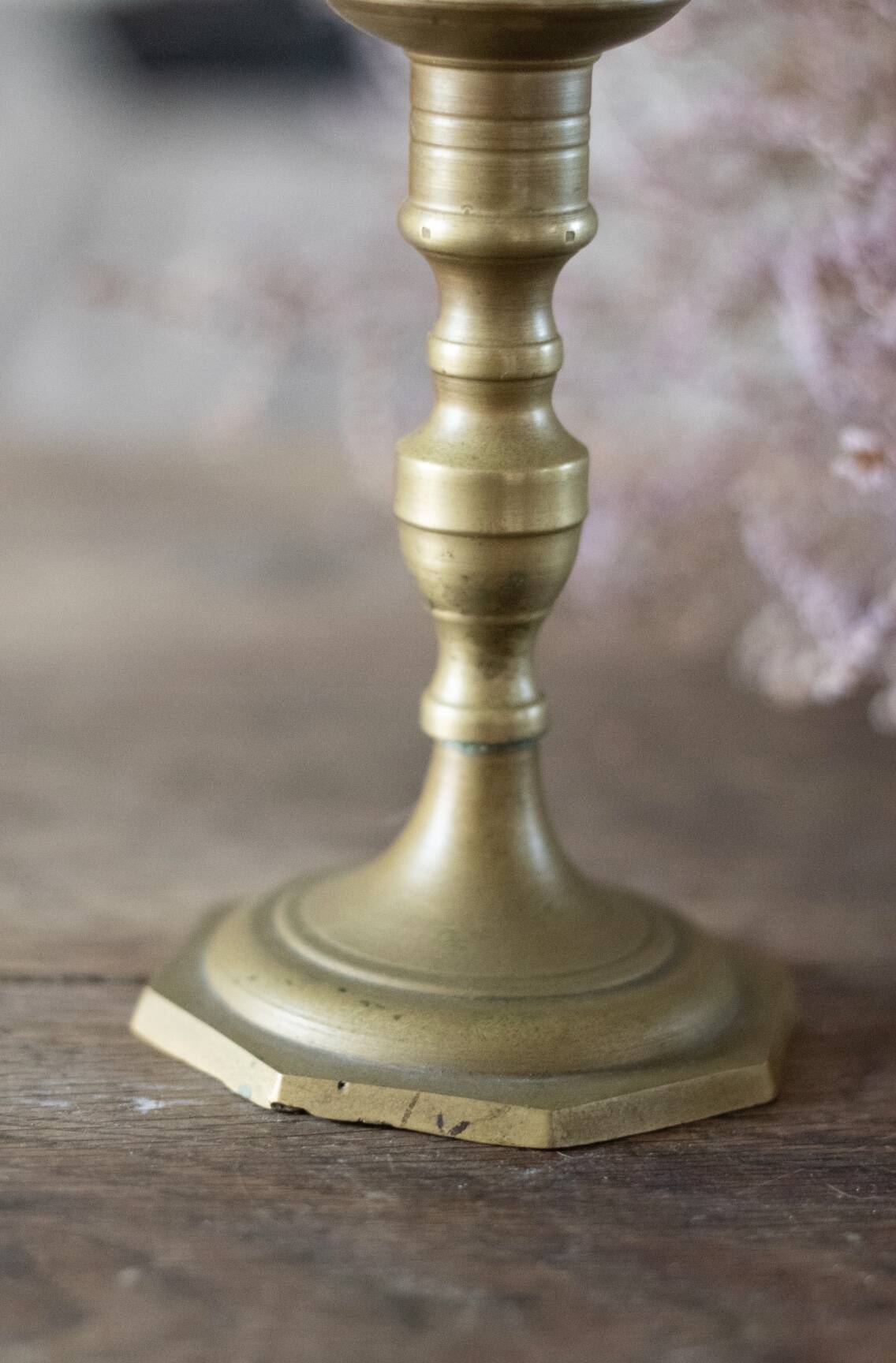 Pair of vintage brass candlesticks