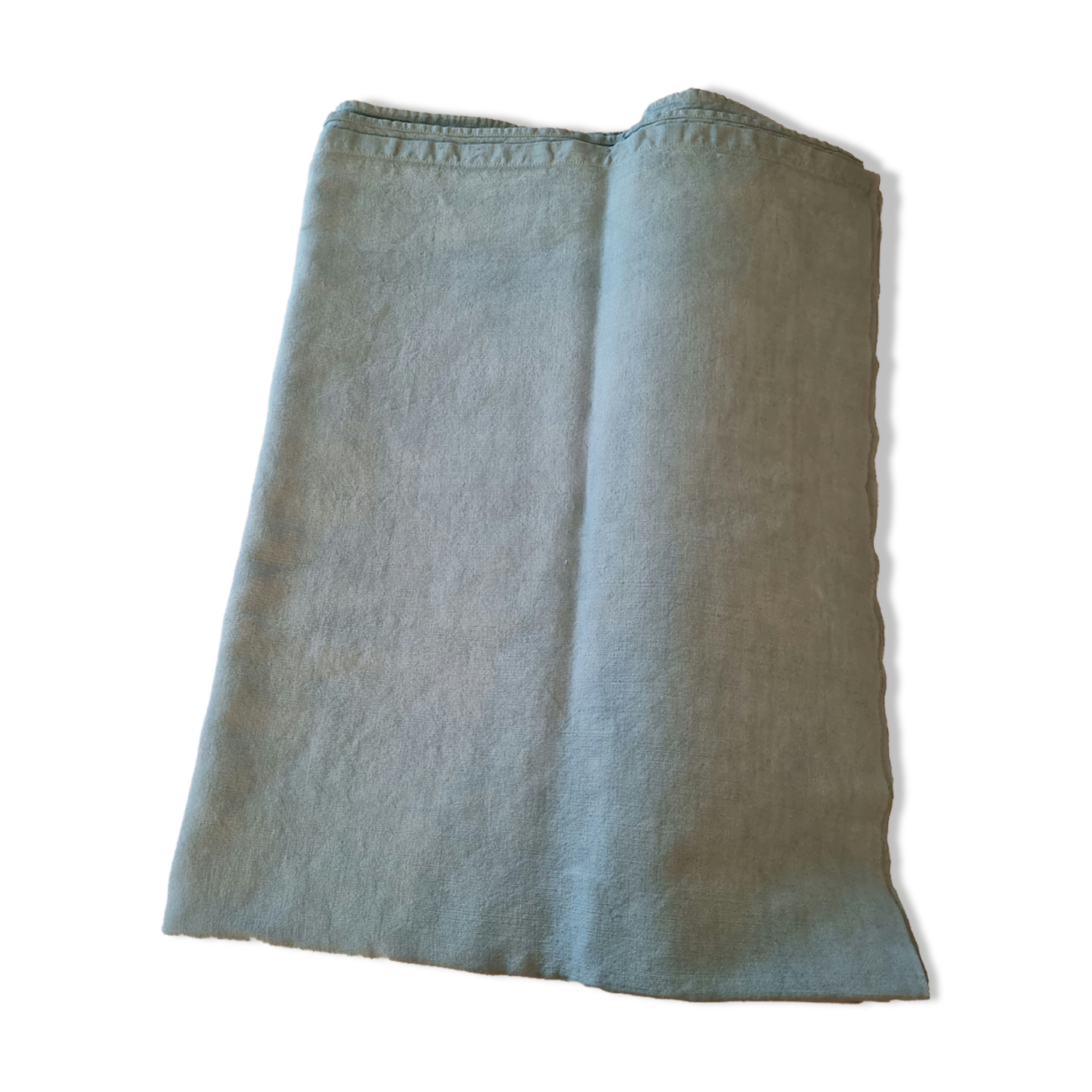 Turquoise hemp cloth