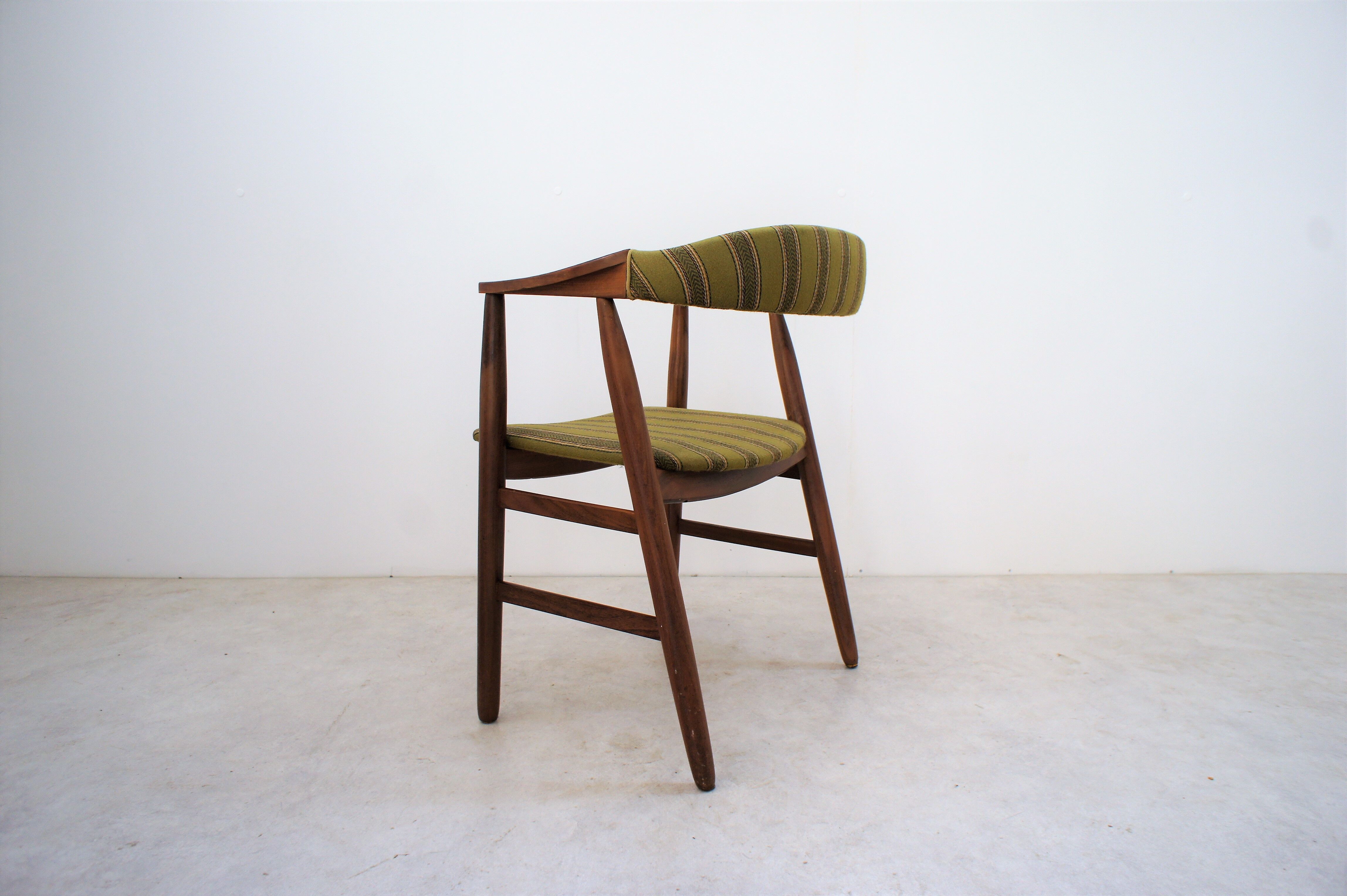 Scandinavian desk chair in teak