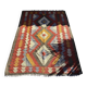Page 1 of 10 Multicoloured artisanal wool kilim, Turkey 1970s