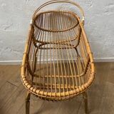 Rattan cradle