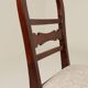 Art Deco chair beige fabric rustic oak 1950