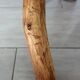 Vintage wooden brutalist stool or plant stand