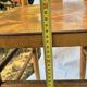 4 vintage bistro chairs from the 1950s in raw wood