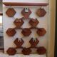 Vintage wall coat rack Lars
