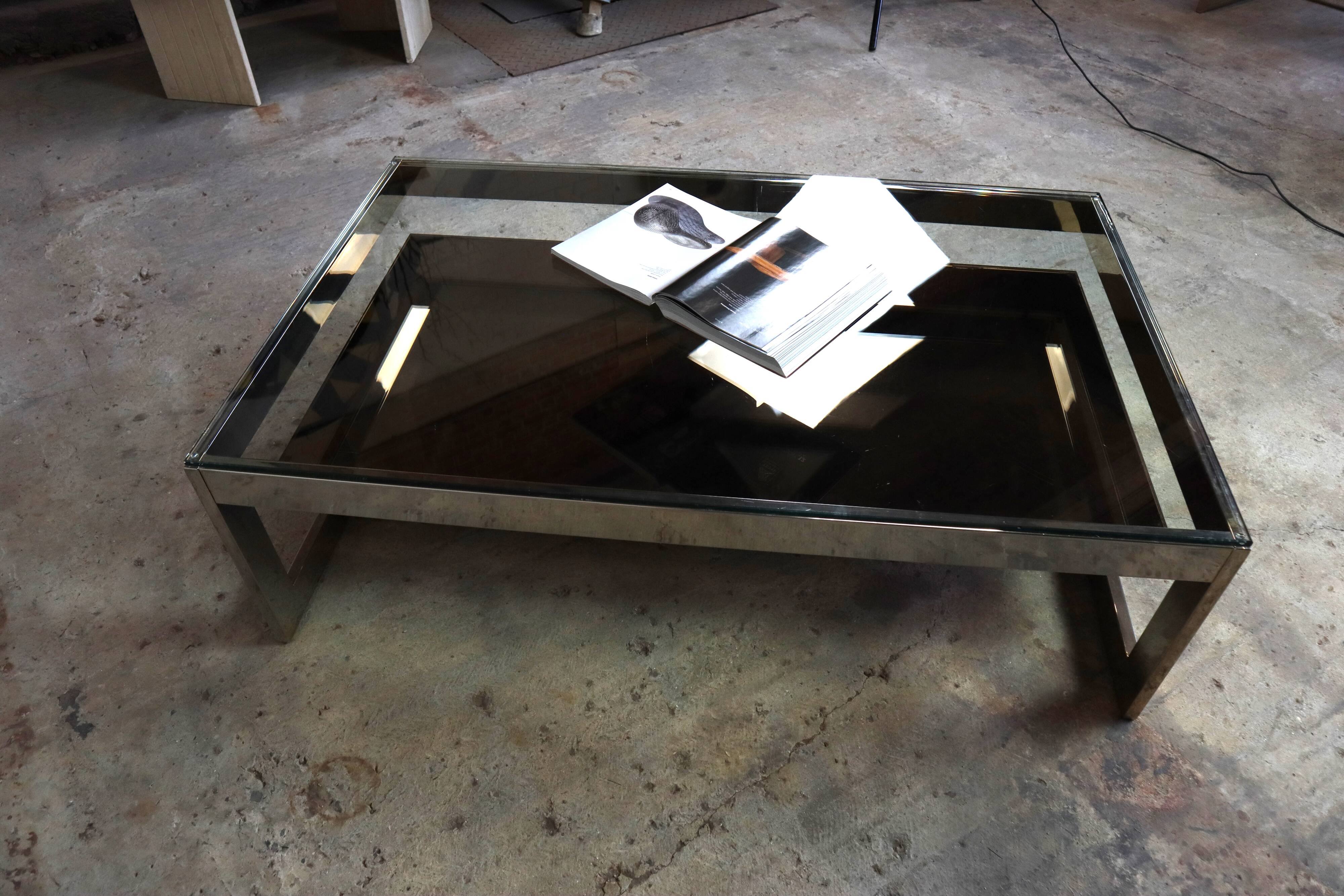 Belgo Chrom G-shape coffee table