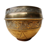Brass pot cover