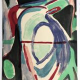 Bram VAN VELDE, In Two, 1977. Original lithograph signed with a brush