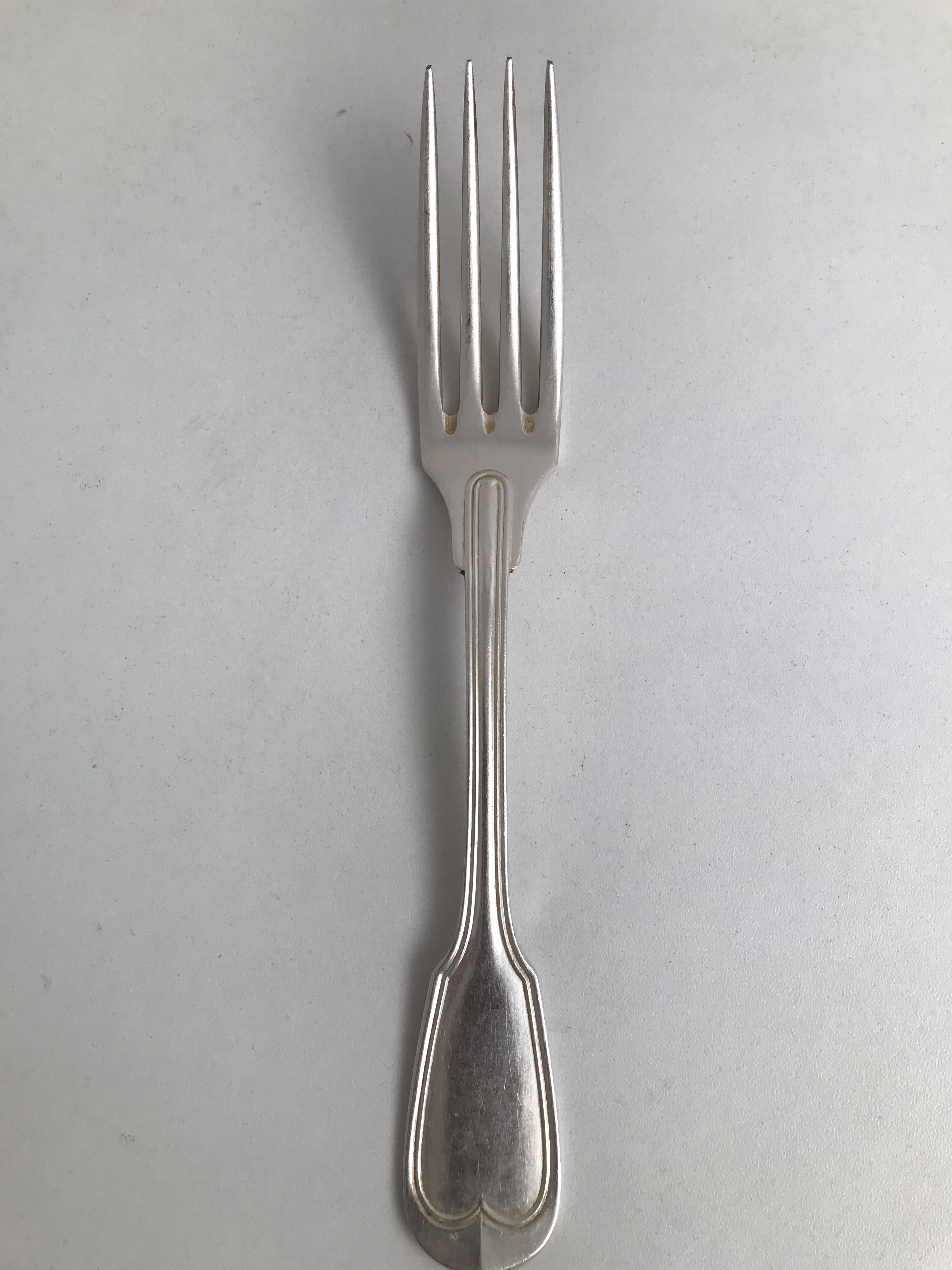 series of 20 old silverware forks and vintage spoons