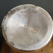 Seau à glace en métal argenté