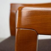 Set of six sculptural Italian dining chairs by Mobil Girgi