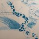 Original lithograph signed by Gérald Diaz, dit GÉRARDIAZ, Les vacances (essays), 1969