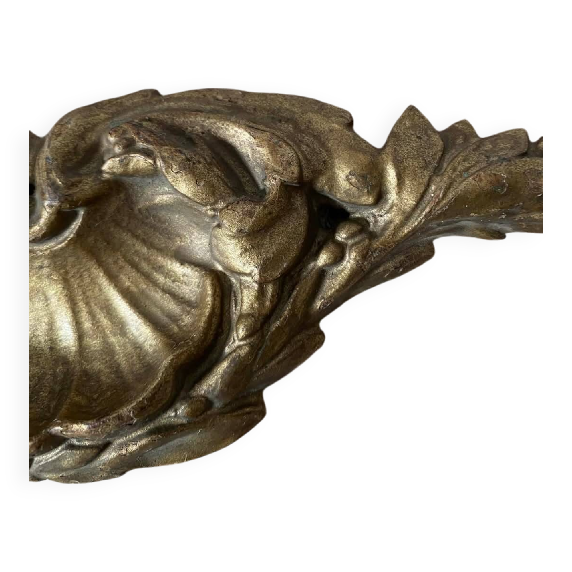 Ancient bronze pediment