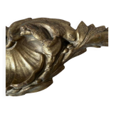 Old bronze pediment