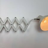 Grey German Industrial Scissor Wall Lamp from SIS, 1960s
