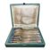 Coffret de fourchettes en métal argenté